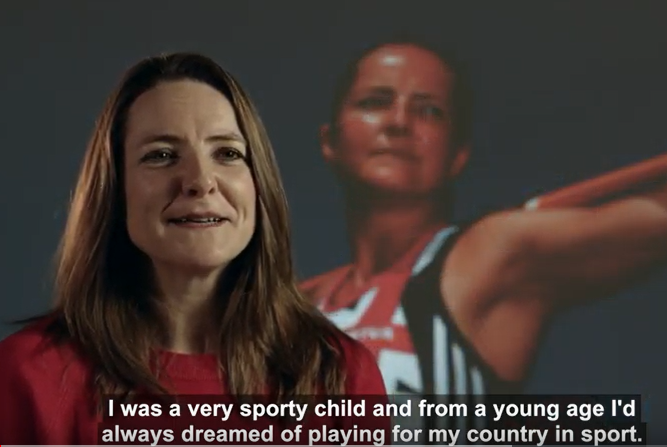 Former javelin thrower, Goldie Sayers