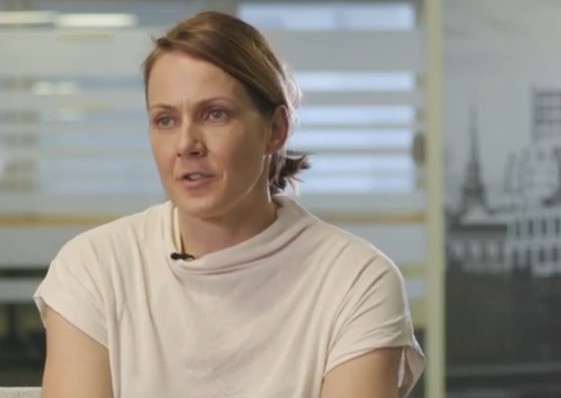British former heptathlete Kelly Sotherton
