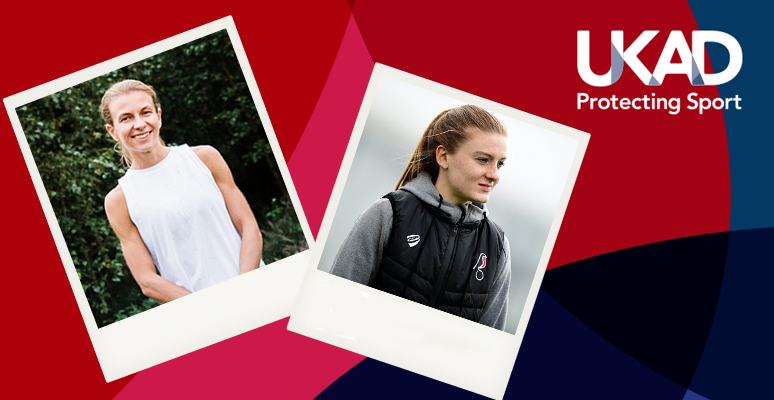 Picture of new UKAD Athlete Commission members, Sophie Baggaley and Hayley Carruthers