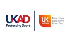 UKAD logo and uk active logo side by side