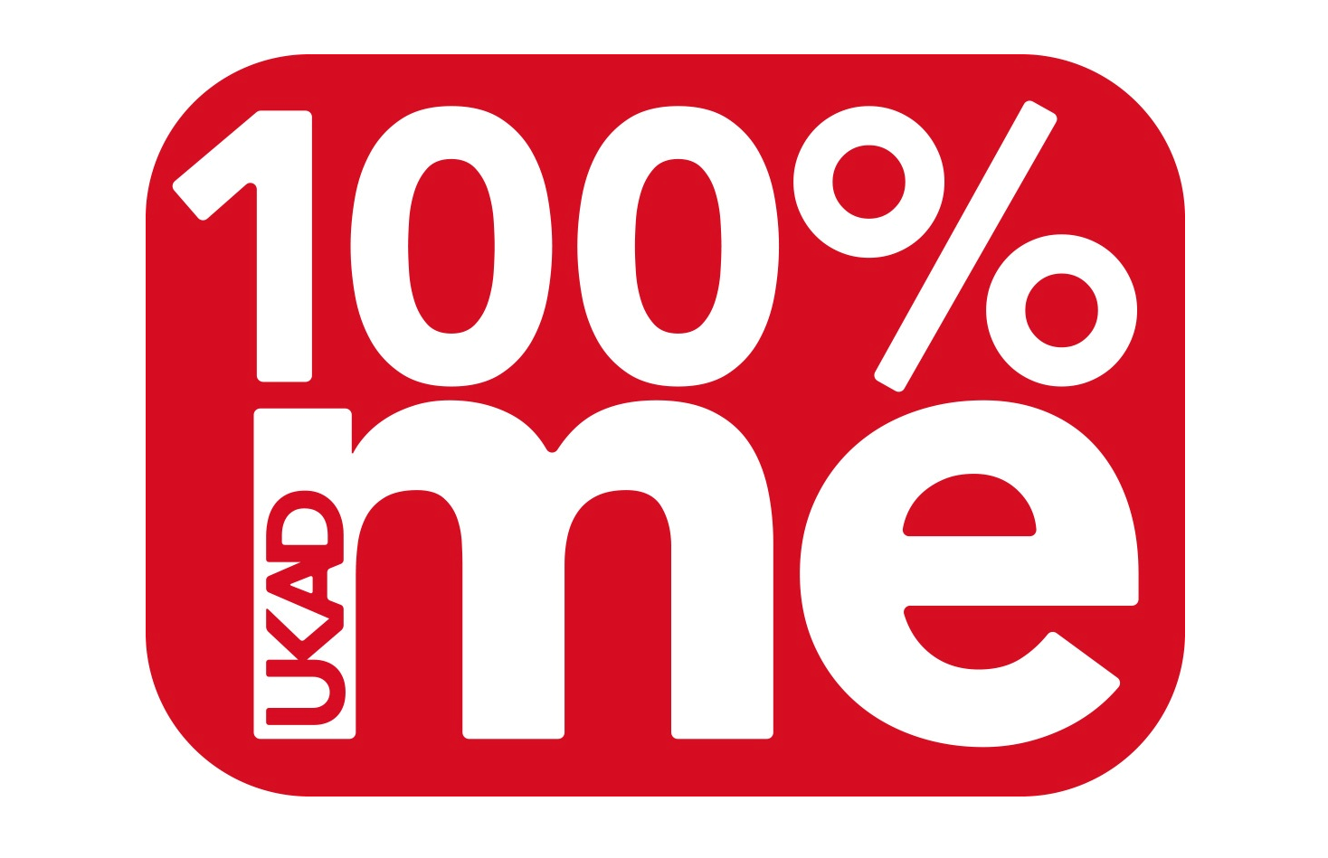The 100% me logo