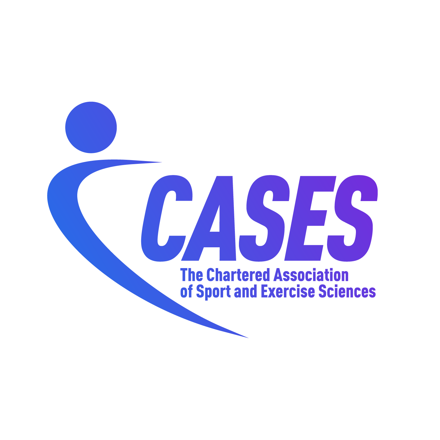 Blue CASES (Charted Association of Sport and Exercise Sciences) logo