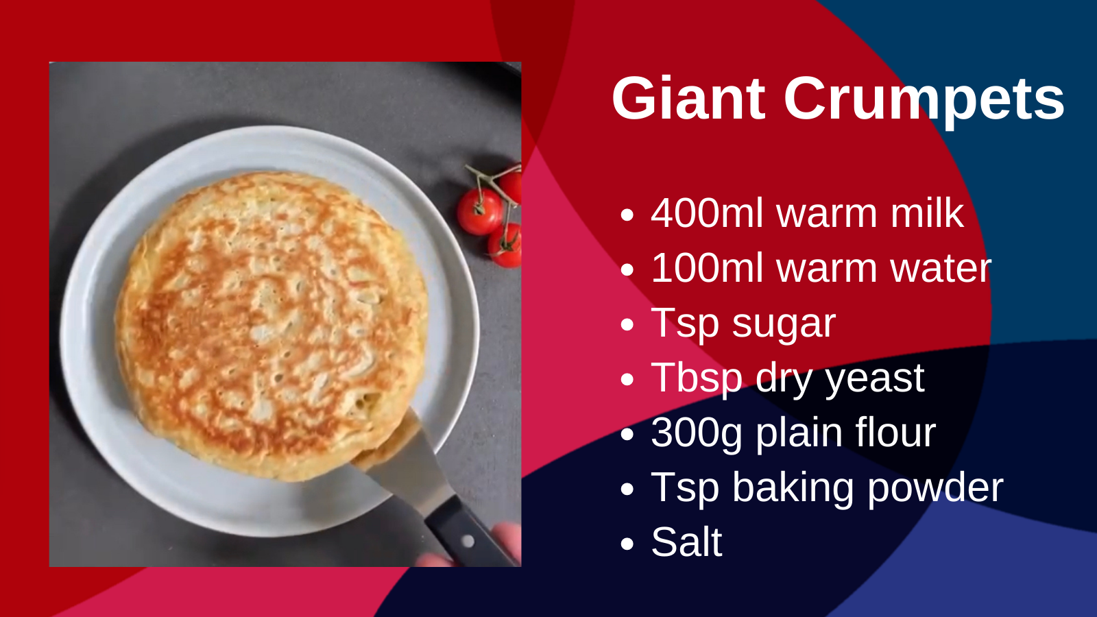 Crumpets recipe from UKAD Athlete Commission Member Christian Day