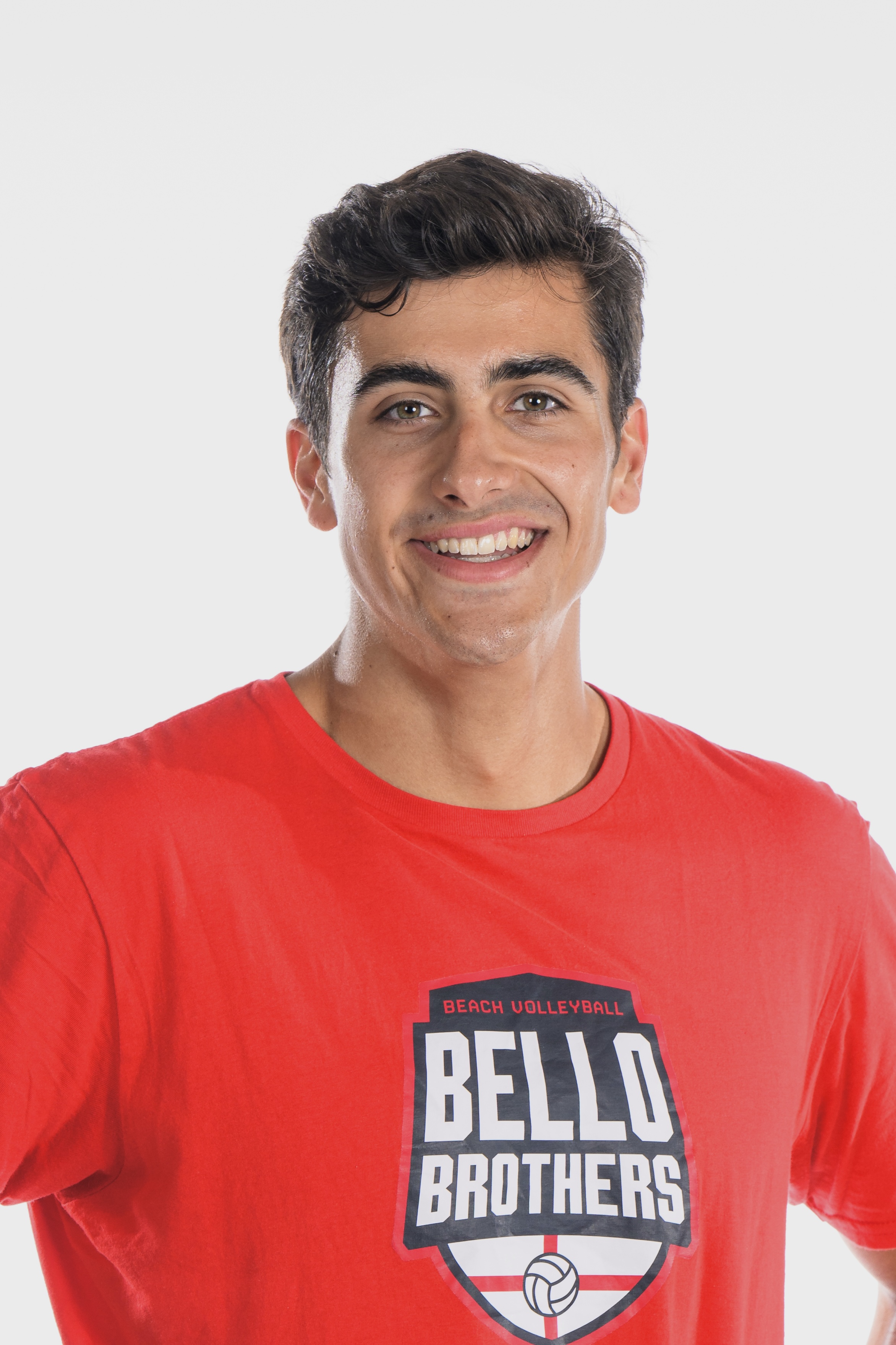 Javier Bello smiling at camera