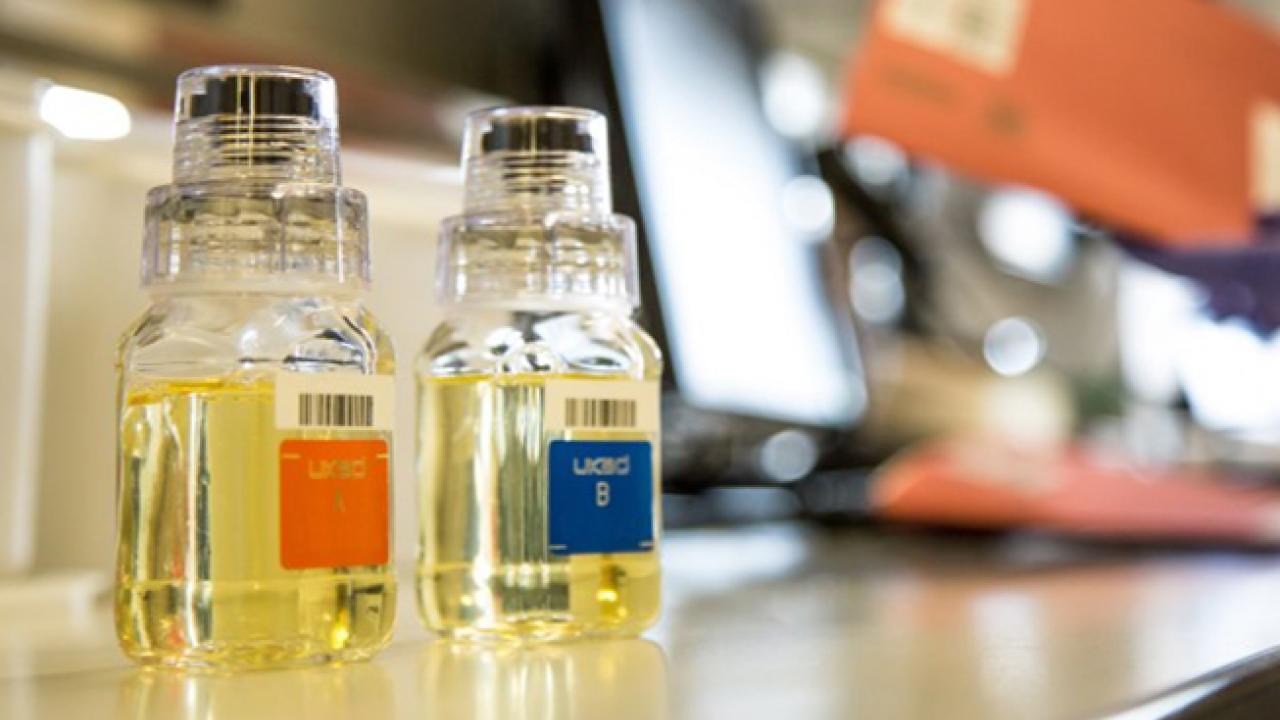 Testing bottle